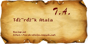 Török Atala névjegykártya